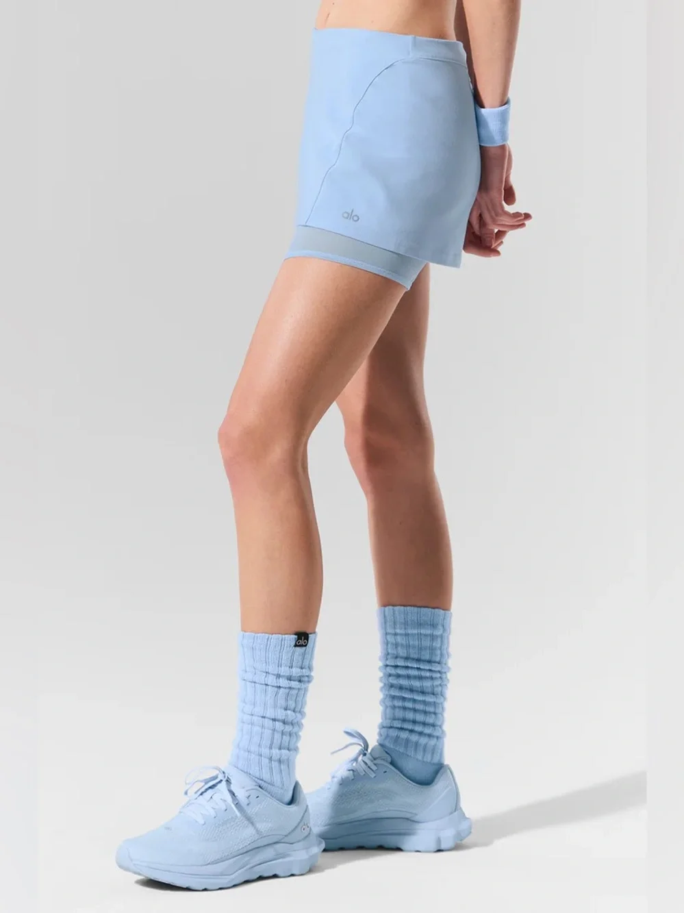Alo Serve it Up Skirt Set Seashell Blue
